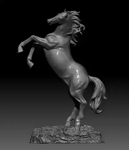 horse 3d model 3D print model