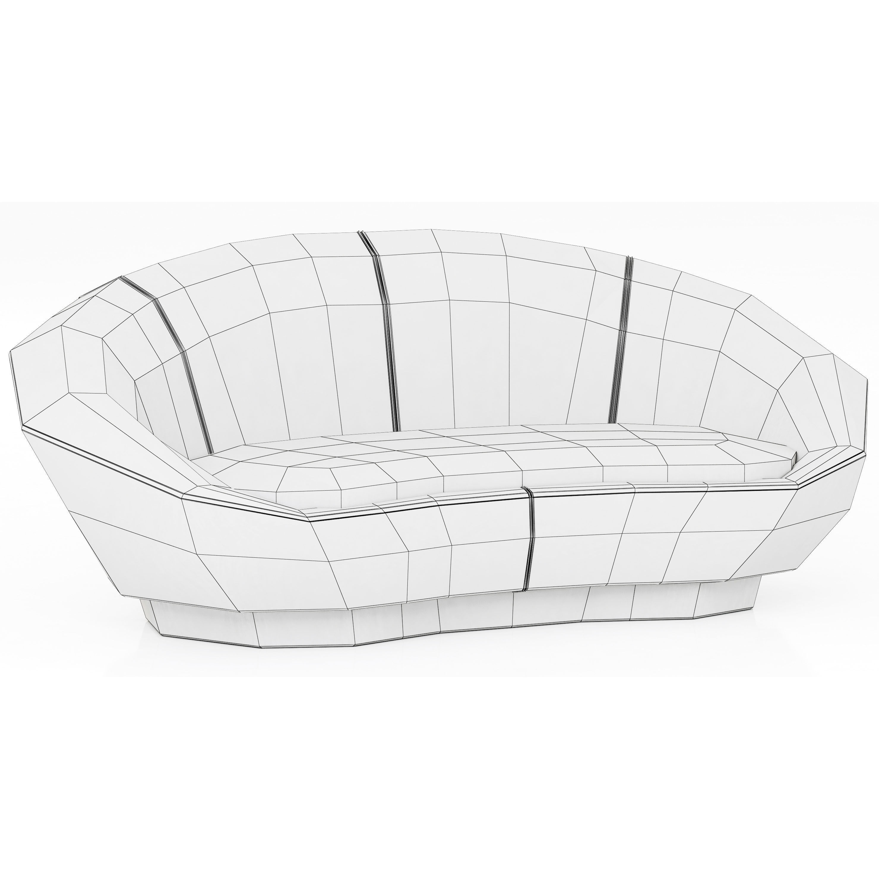 Baxter Janette Sofa 3D model_6