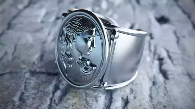 Roman Estate Ring 3D print model