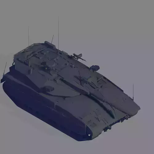 Merkava Mk 2D 3D model