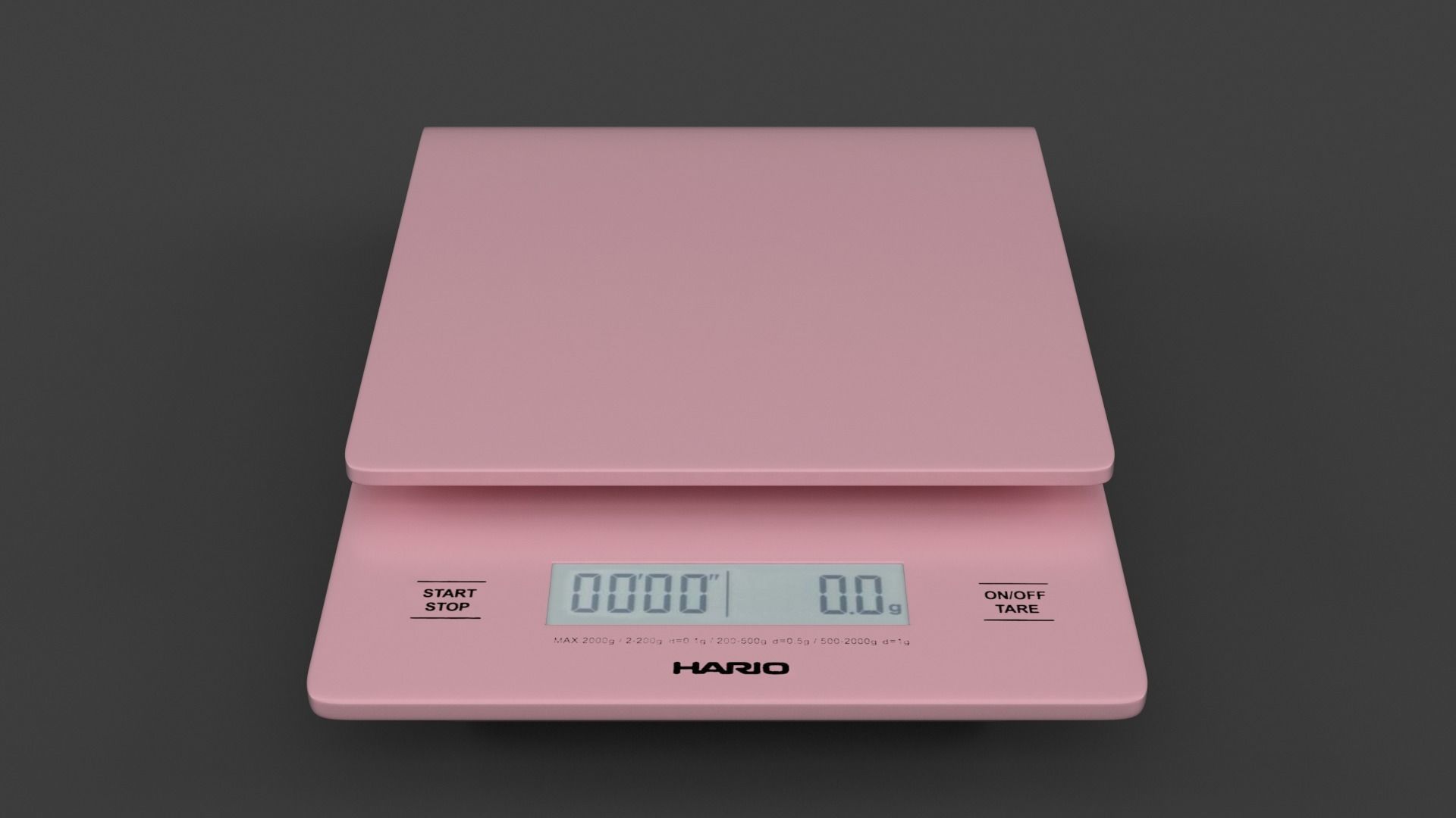 Kitchen Scale 3D model_1