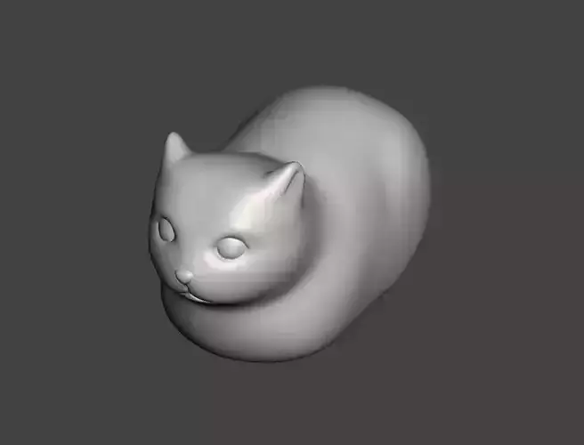 Cat loaf 3D print model