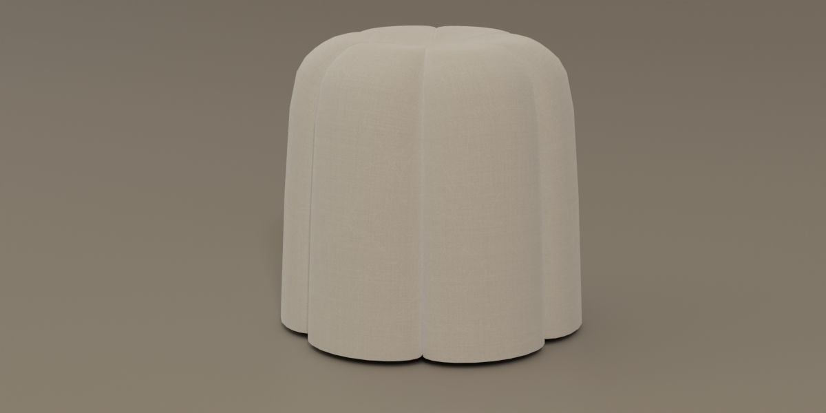 Pouf 3D 3D model_5