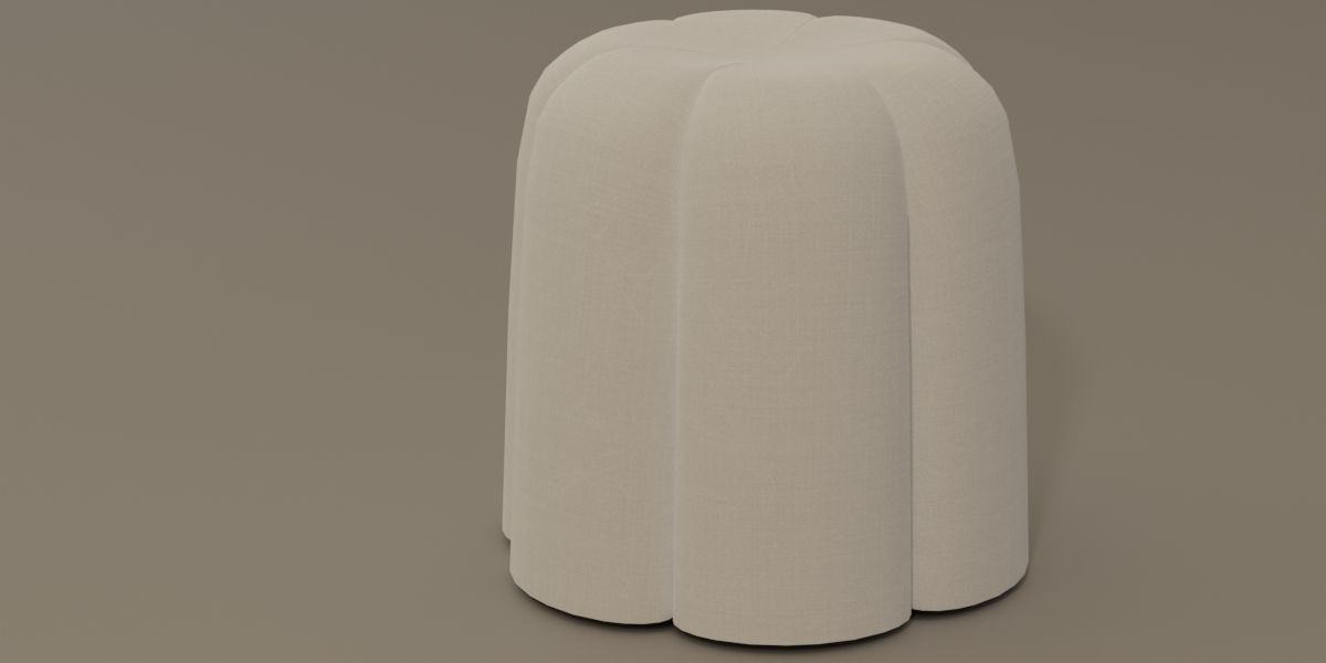 Pouf 3D 3D model_6