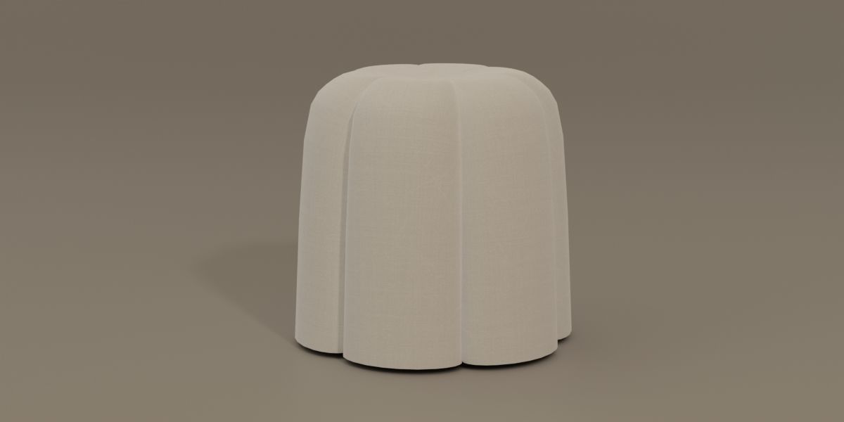 Pouf 3D 3D model_4