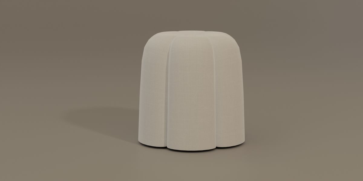 Pouf 3D 3D model_3