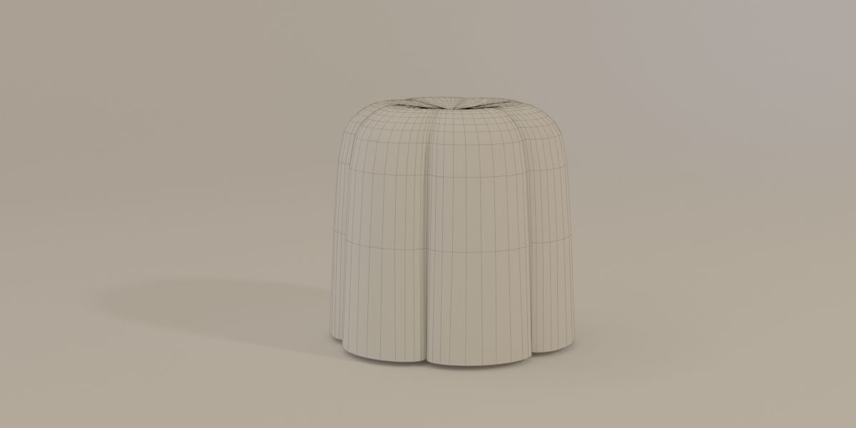 Pouf 3D 3D model_16
