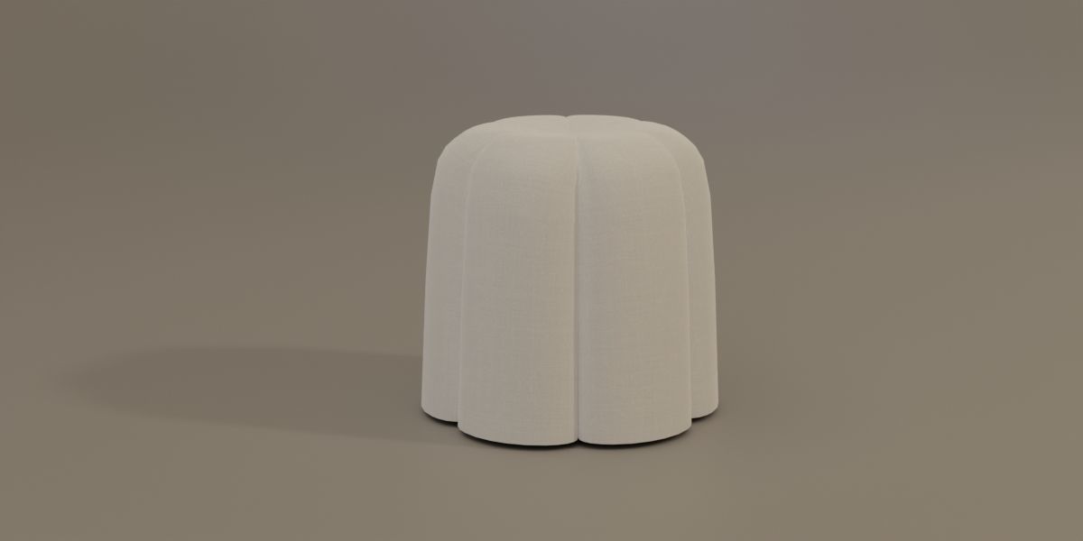 Pouf 3D 3D model_1