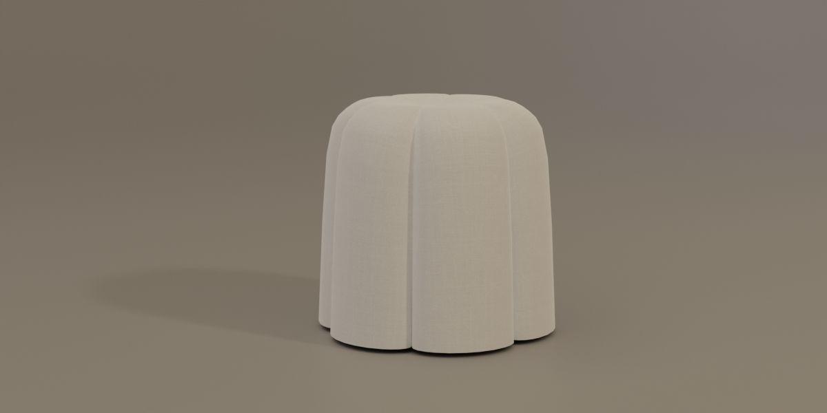 Pouf 3D 3D model_2