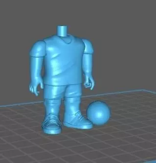 Funko Custom Hombre Futbolista 3D print model