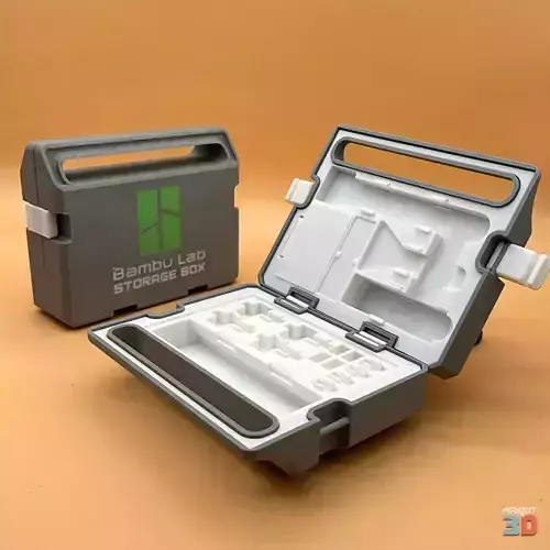 3D Printable BambuLabs Tool Box for X1C X1 P1S And P1P 3D print model