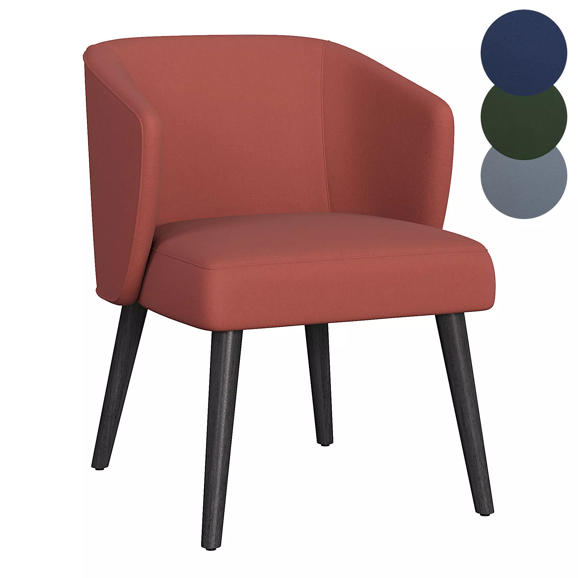 Ariana Dining Arm Chair 3D model