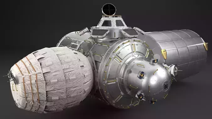 Node Three Tranquility Module of ISS 2023 3D model