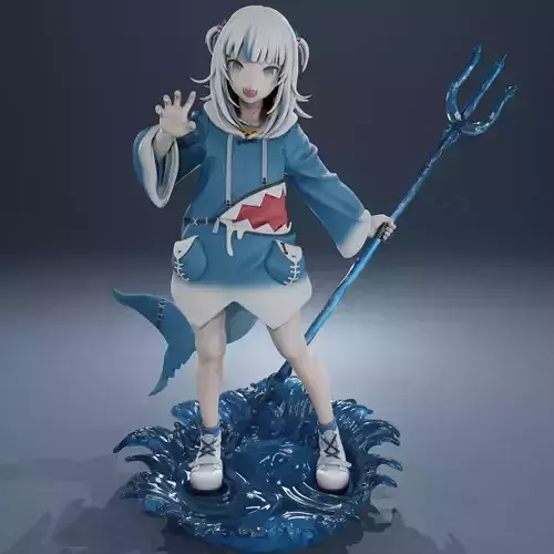 Gawr Gura - Hololive 3D print model