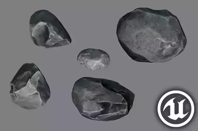 Realistic Rocks  Unreal Engine Asset Rocks  PBR Texture