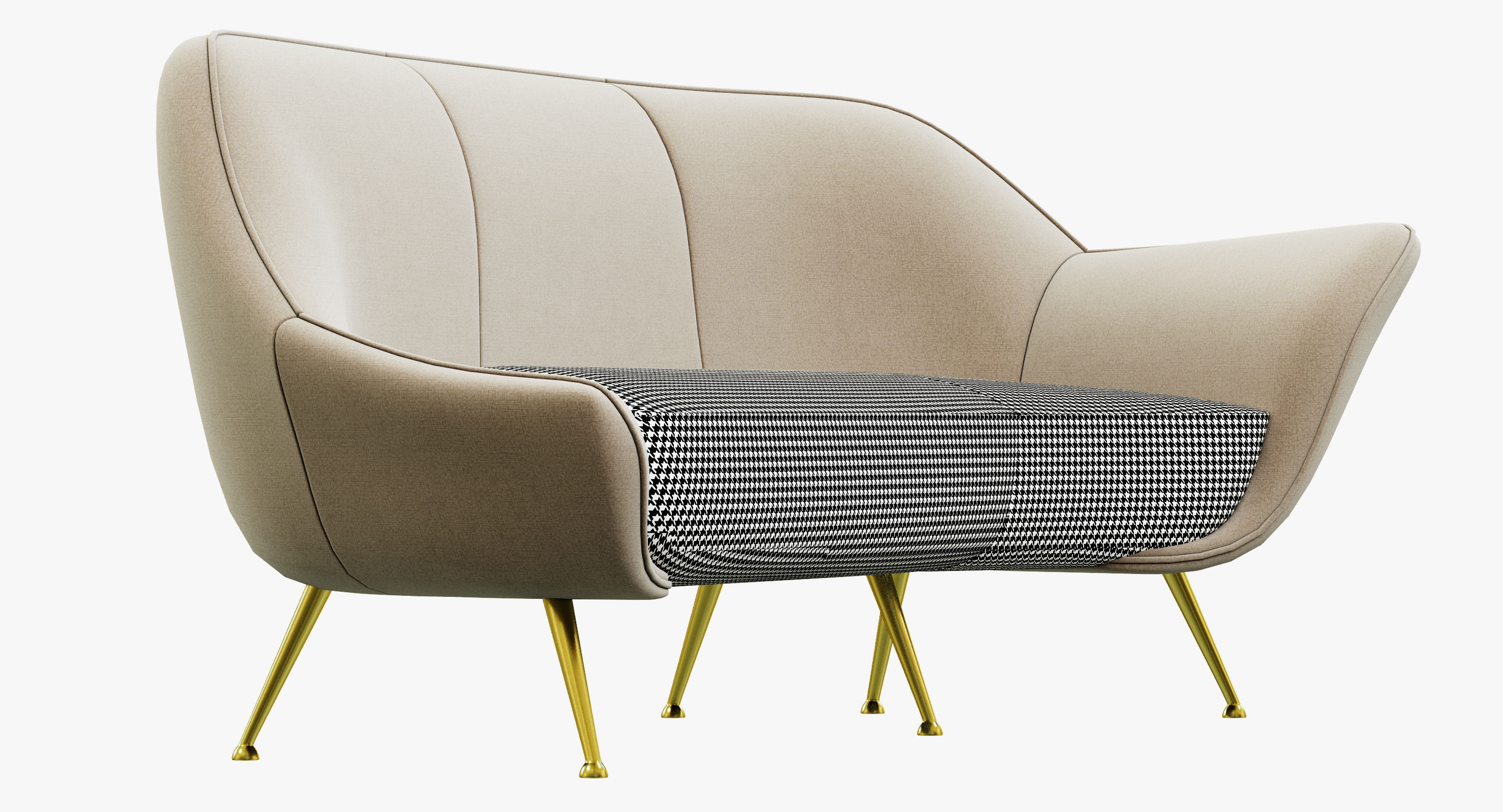 Baxter Mio Sofa 3D model_3