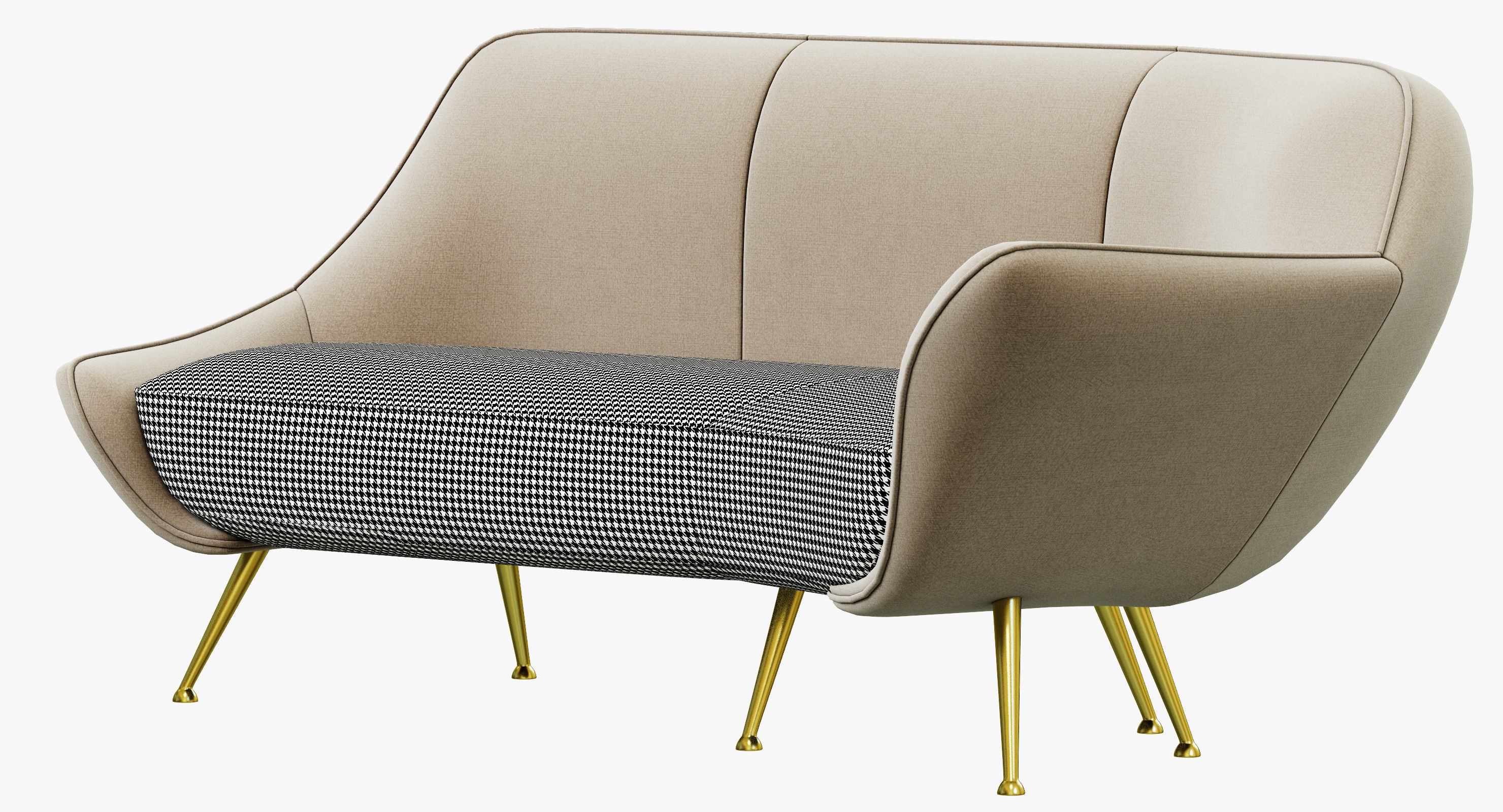 Baxter Mio Sofa 3D model_2