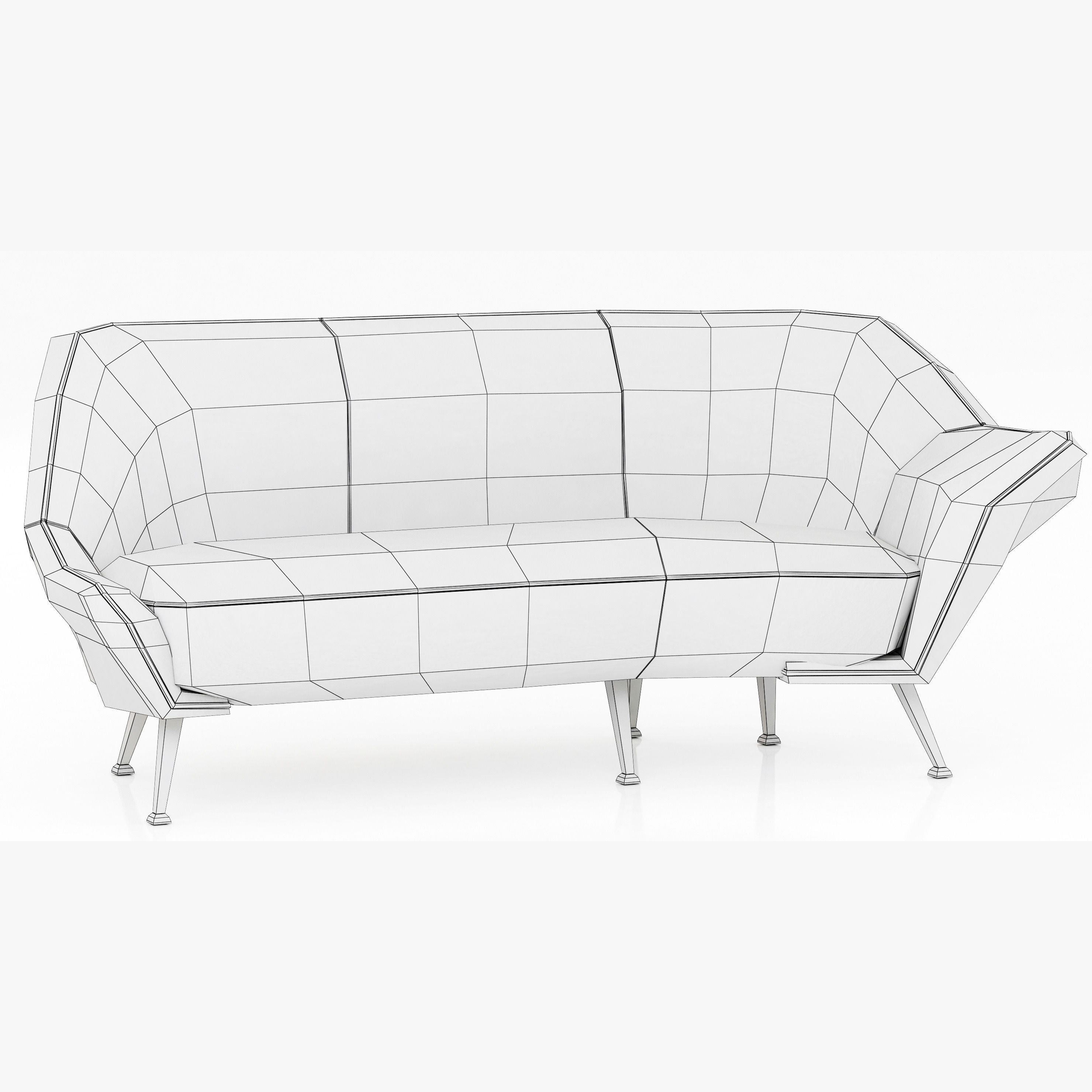 Baxter Mio Sofa 3D model_6