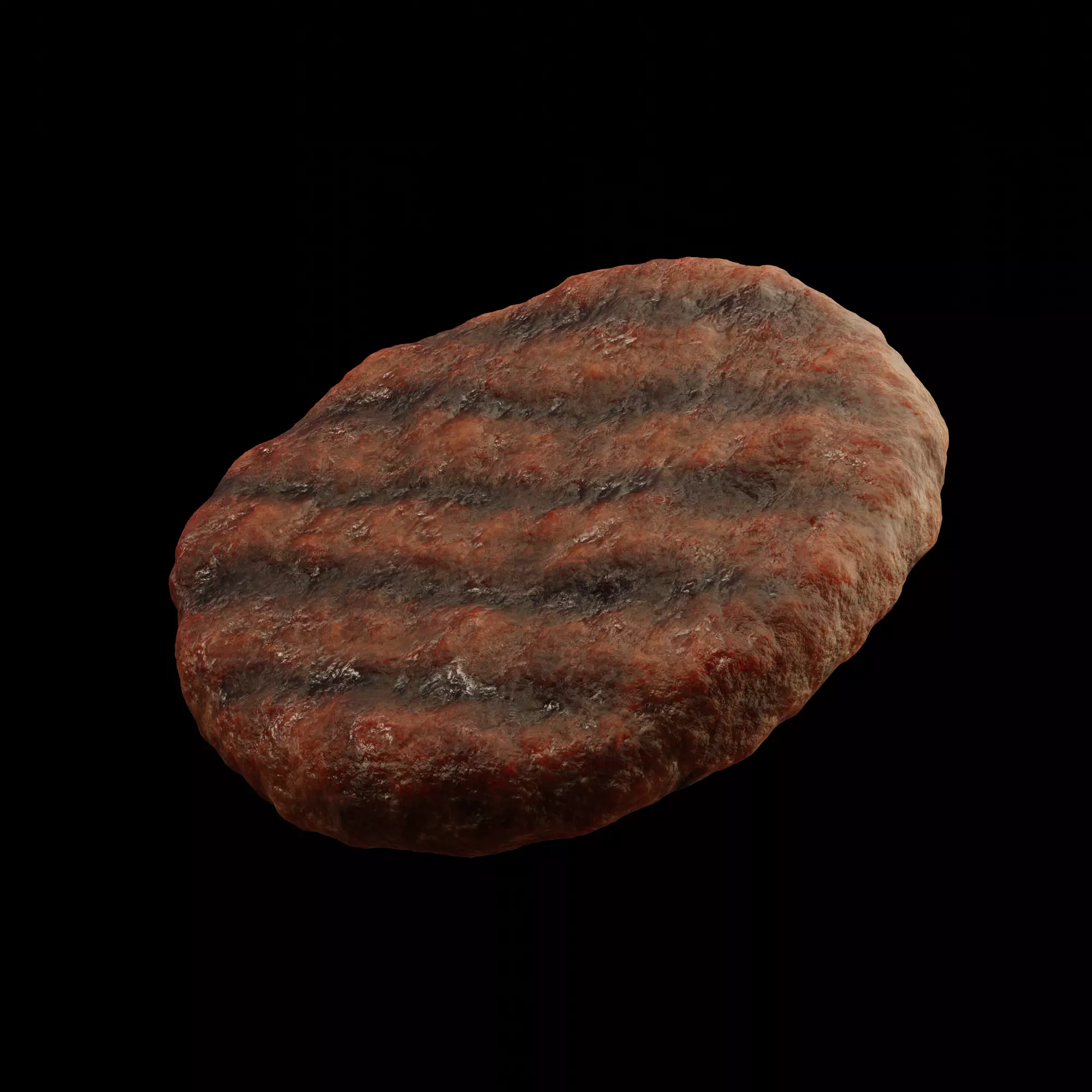 PROCEDURAL BURGER MEAT  3D model_0