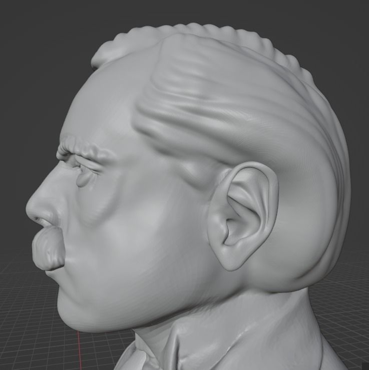 David Lloyd George 3D print model_6