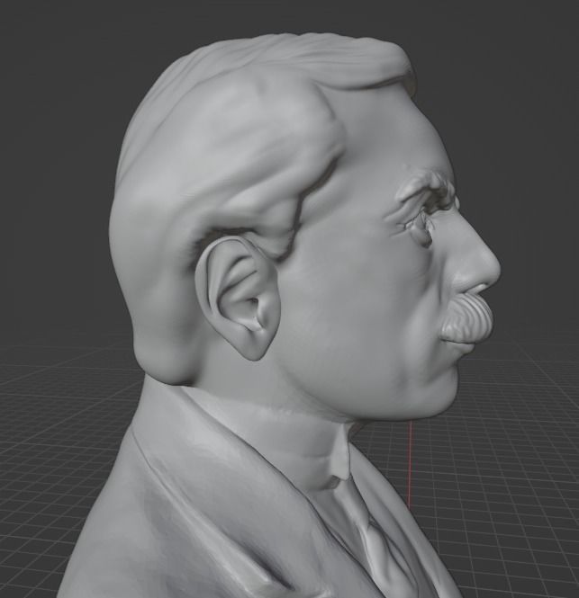 David Lloyd George 3D print model_4