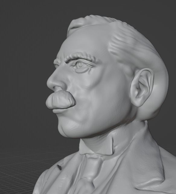 David Lloyd George 3D print model_10