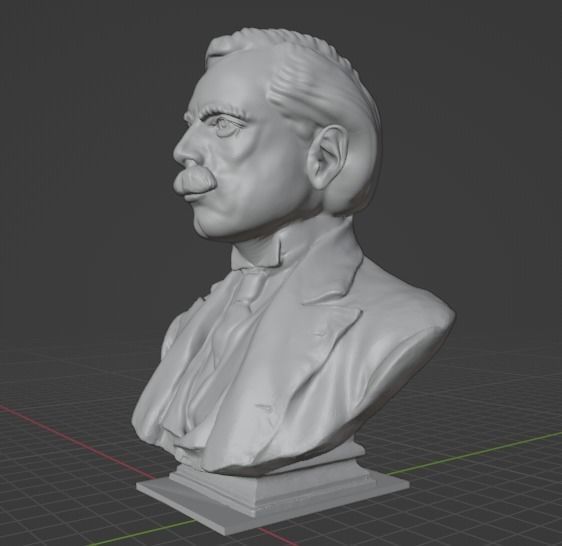 David Lloyd George 3D print model_21