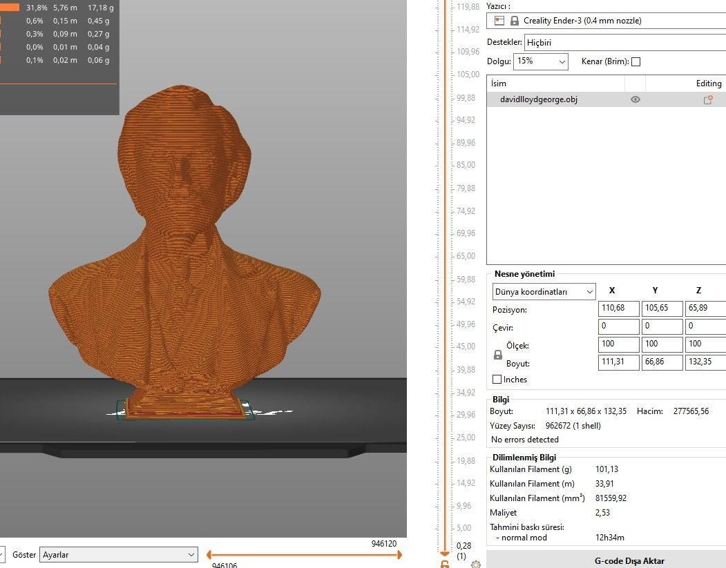 David Lloyd George 3D print model_14