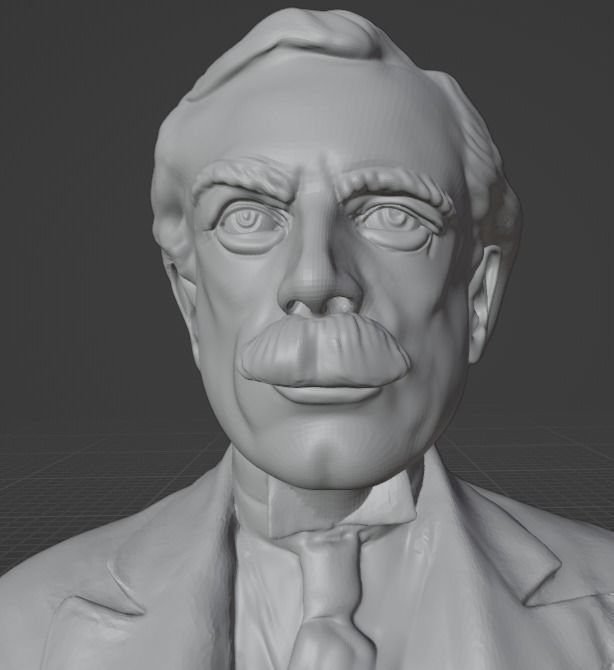 David Lloyd George 3D print model_1