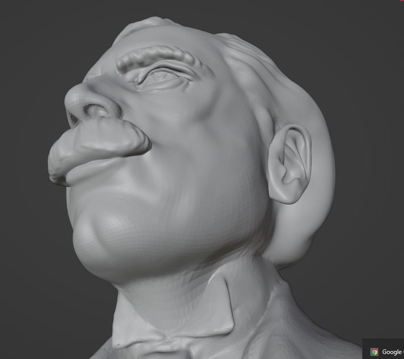 David Lloyd George 3D print model_7