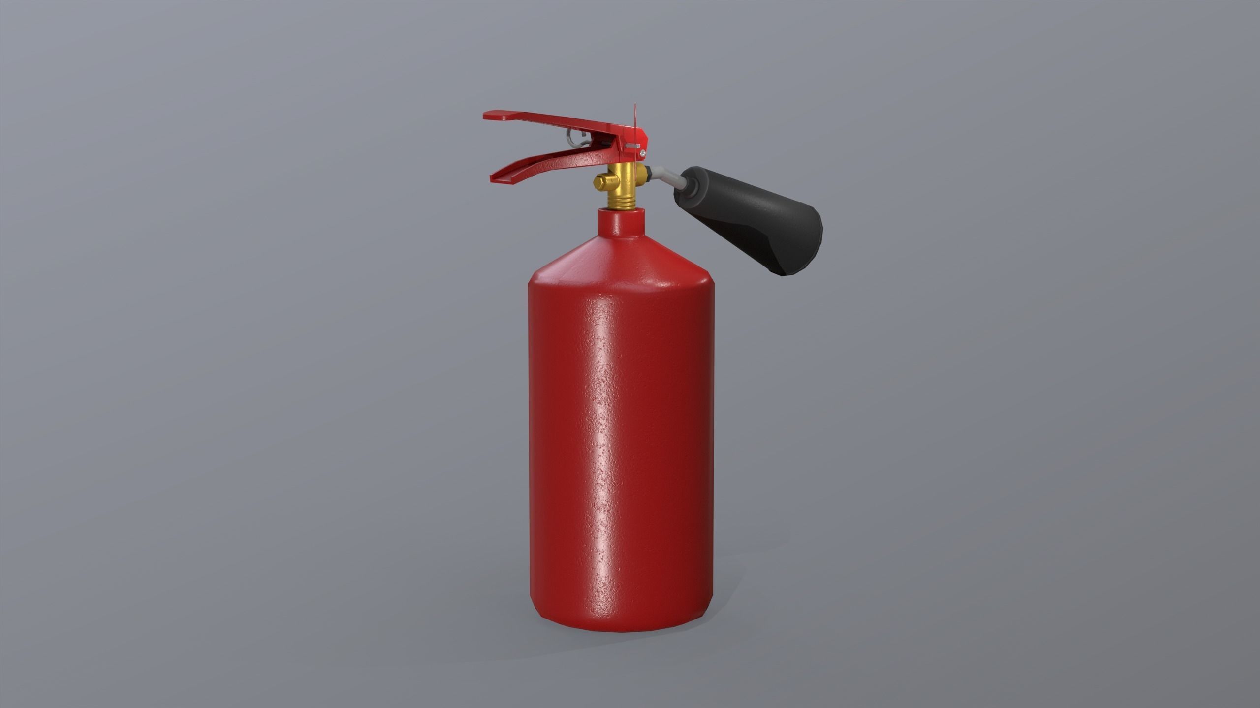 fire extinguisher Low-poly 3D model_3