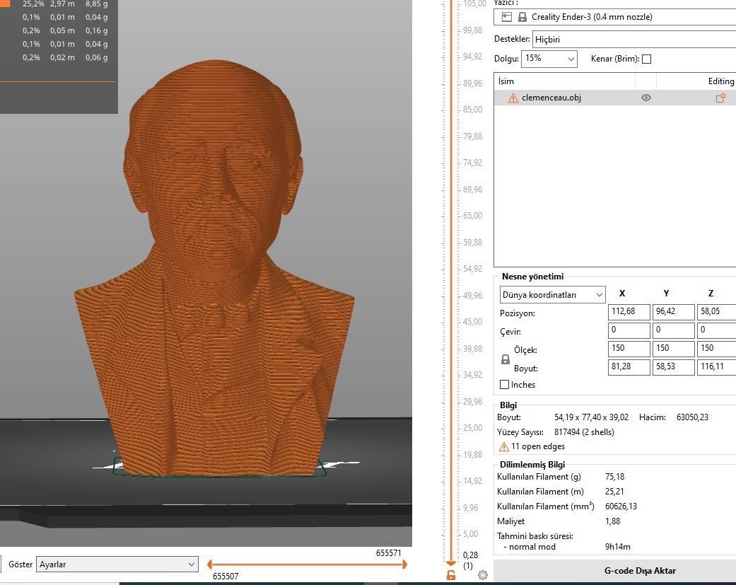 Georges Clemenceau 3D print model_10
