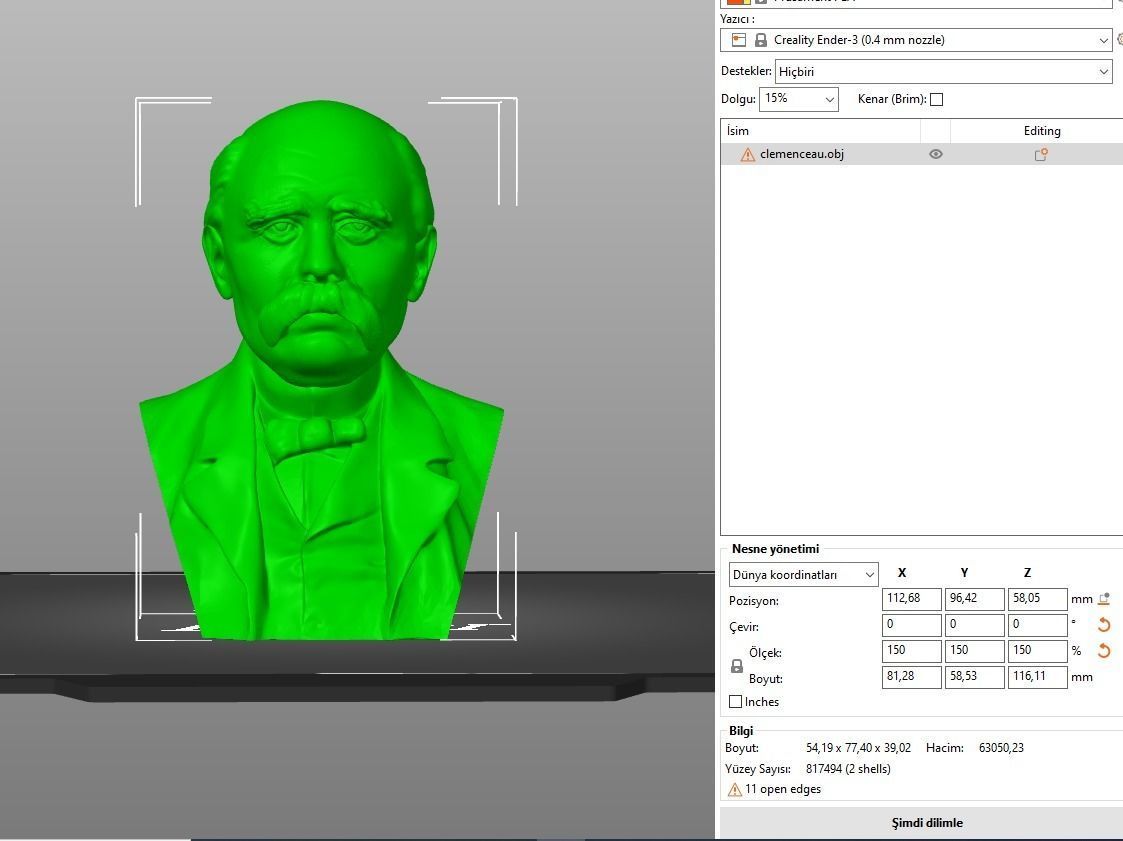 Georges Clemenceau 3D print model_8