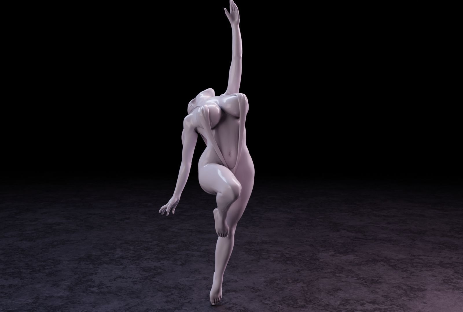 Sexy girl 140 3D print model_4