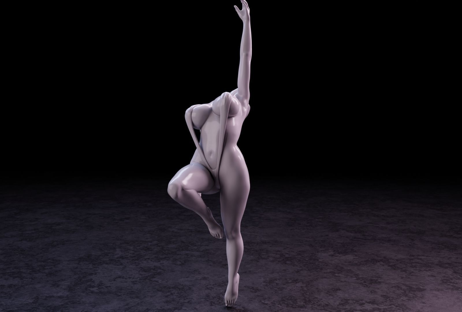 Sexy girl 140 3D print model_8