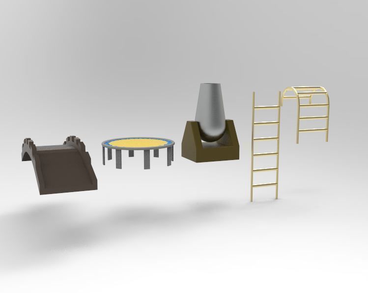 Low Poly Game ready Super Mario game assets props set Low-poly 3D model_5