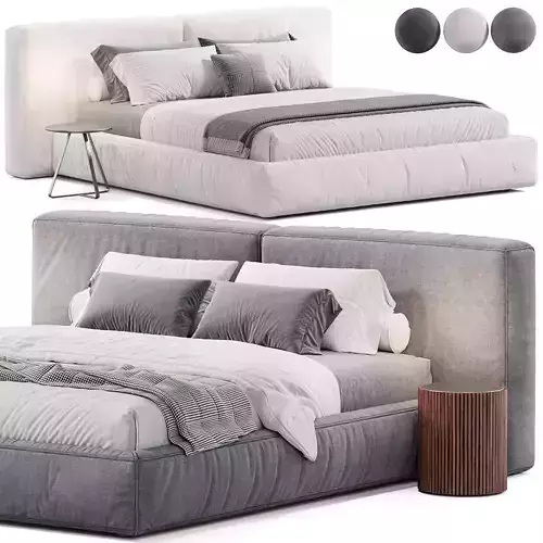 Bonaldo Fluff Bed 3D model