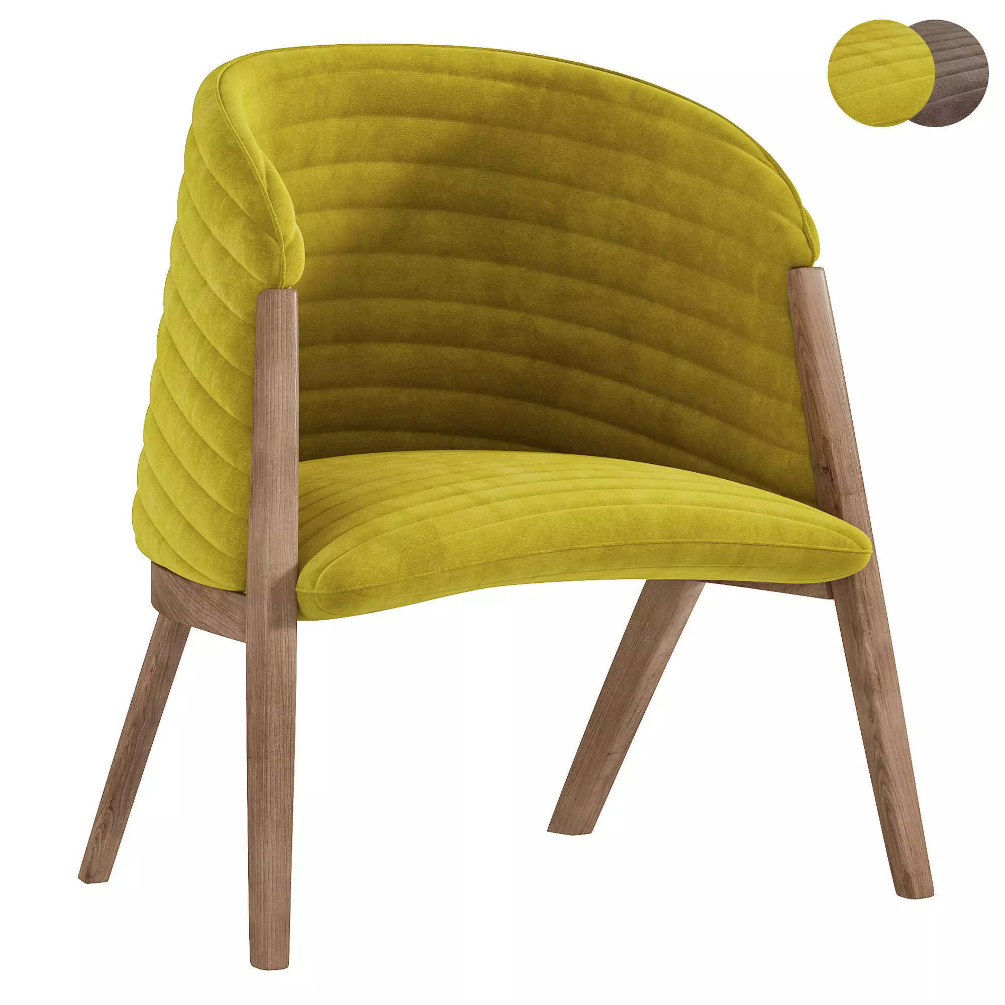 Mafalda Chair By Moroso Collection 3D model_0