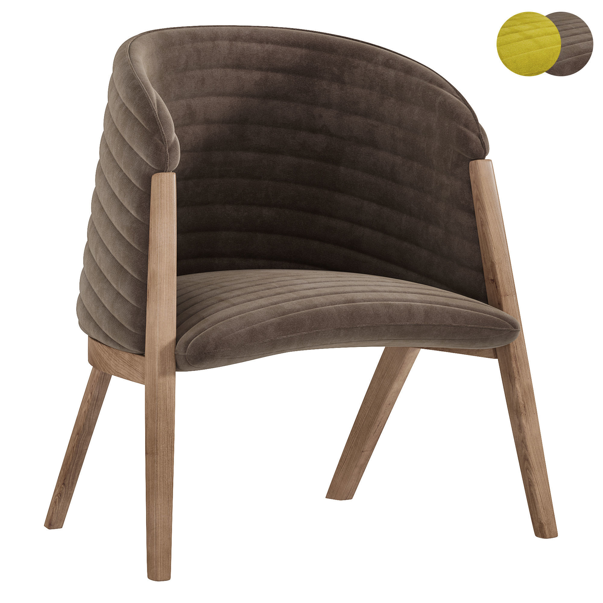 Mafalda Chair By Moroso Collection 3D model_1