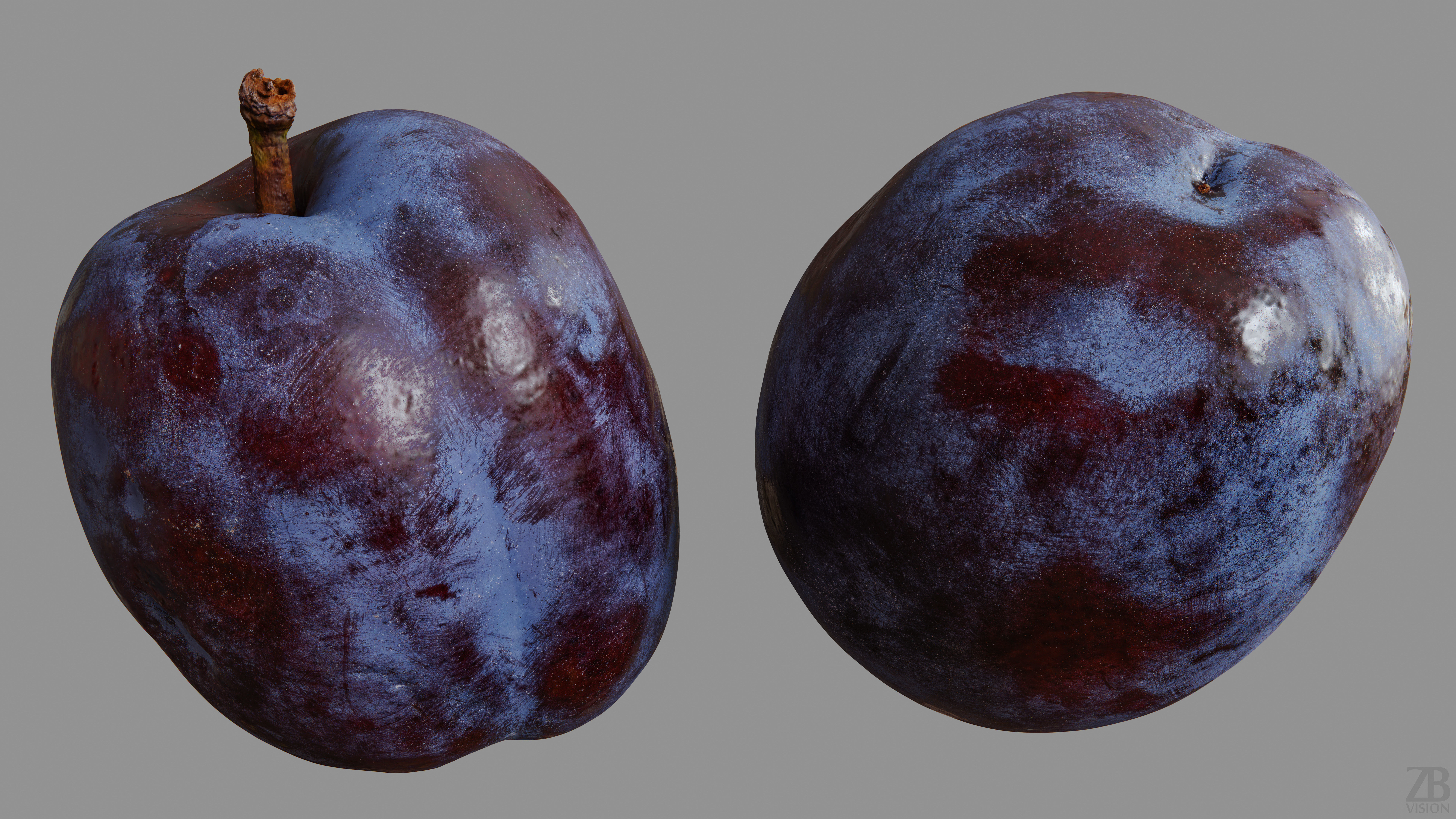 Plum  3D model_8