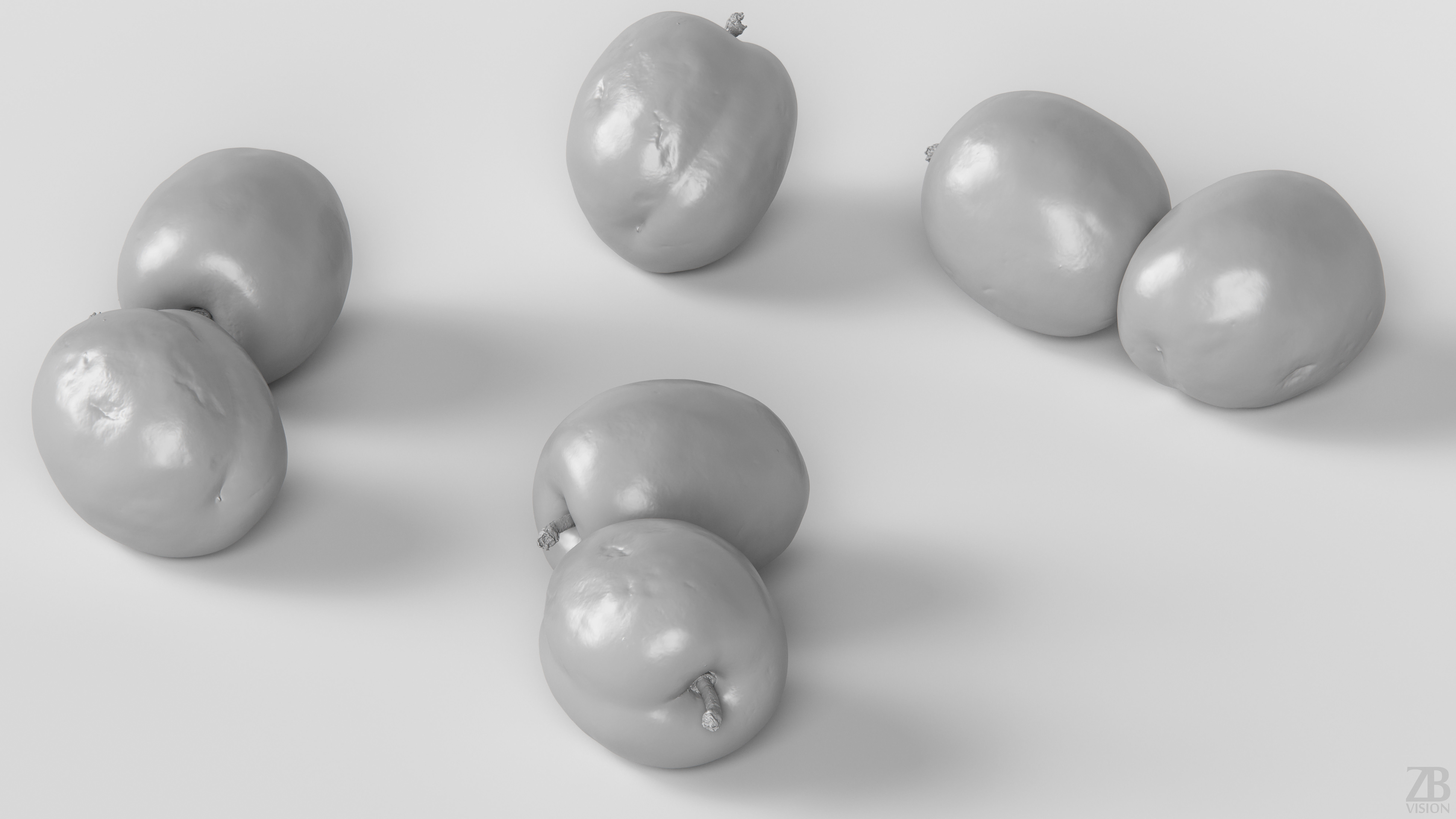 Plum  3D model_3