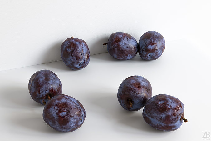 Plum  3D model