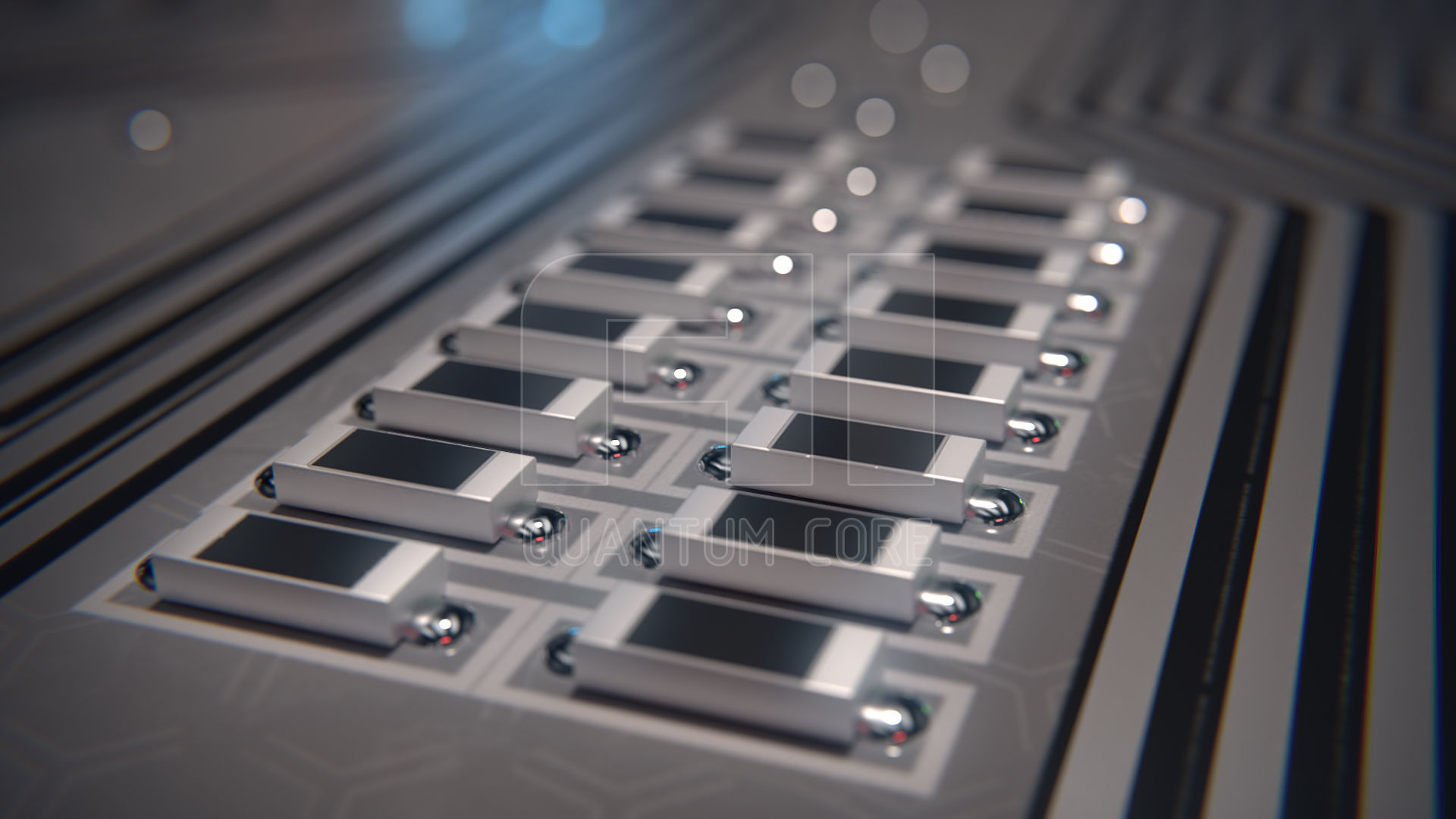 AI Quantum Core PBR Low-poly 3D model_5