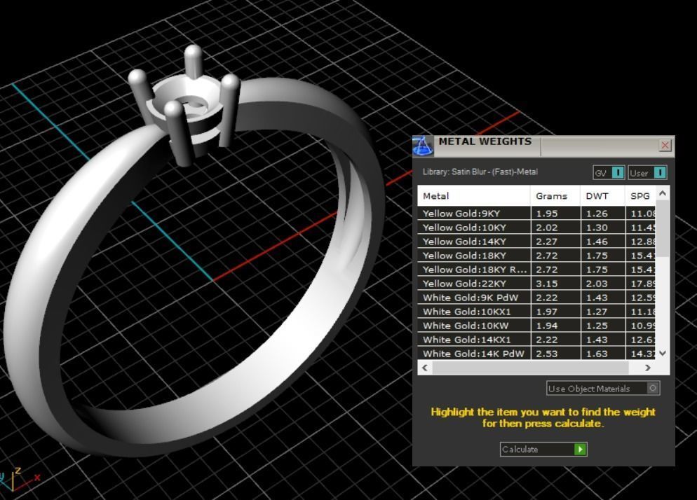 Engagement rings 3D print model_12