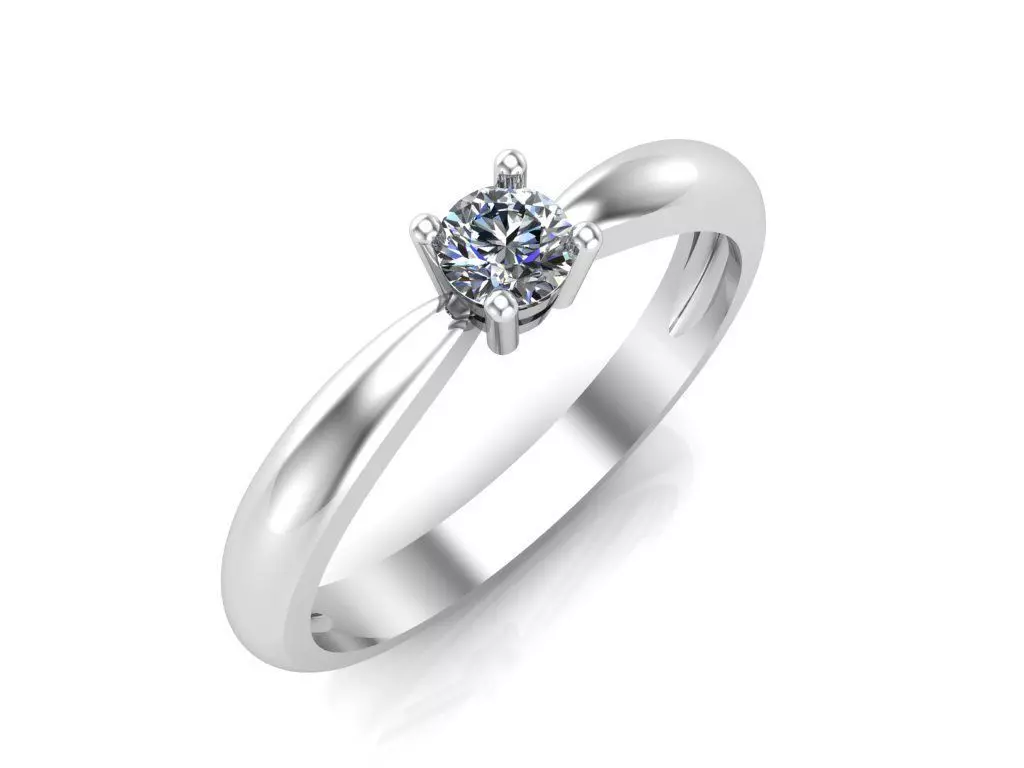 Engagement rings 3D print model_0