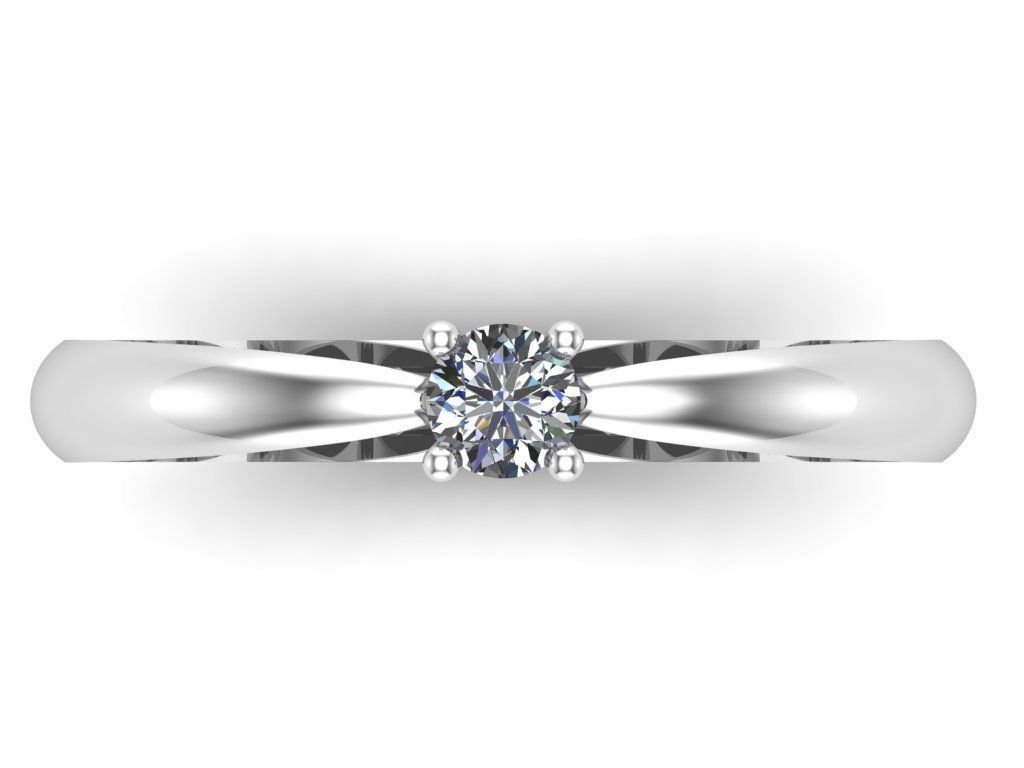 Engagement rings 3D print model_3