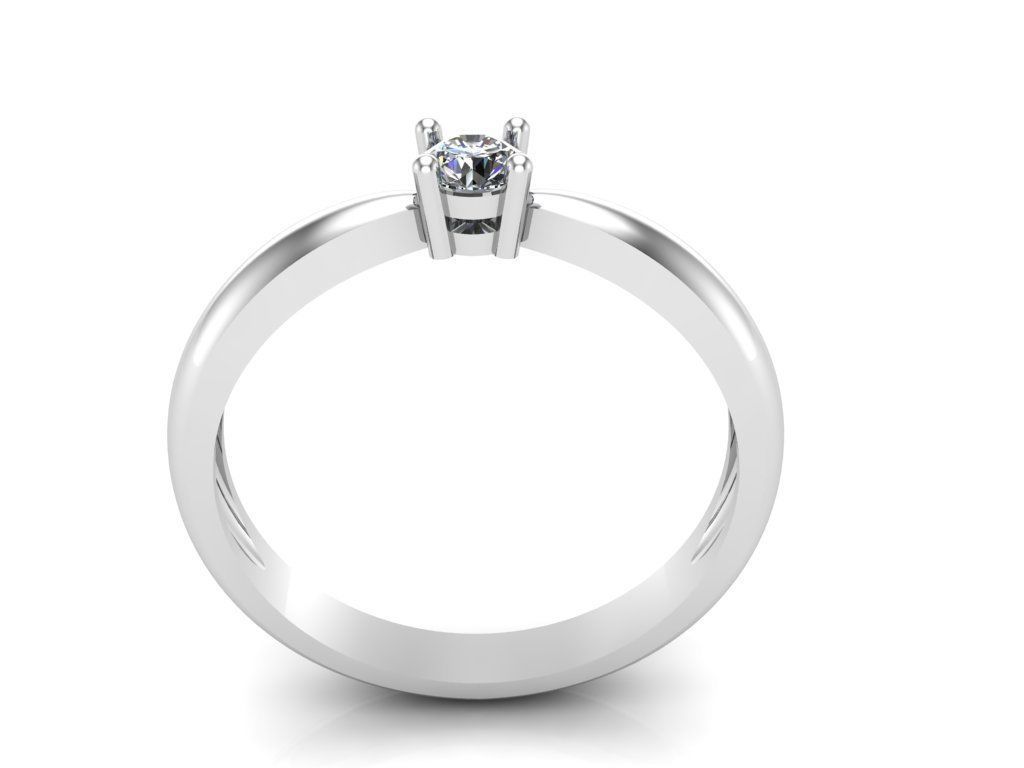 Engagement rings 3D print model_1