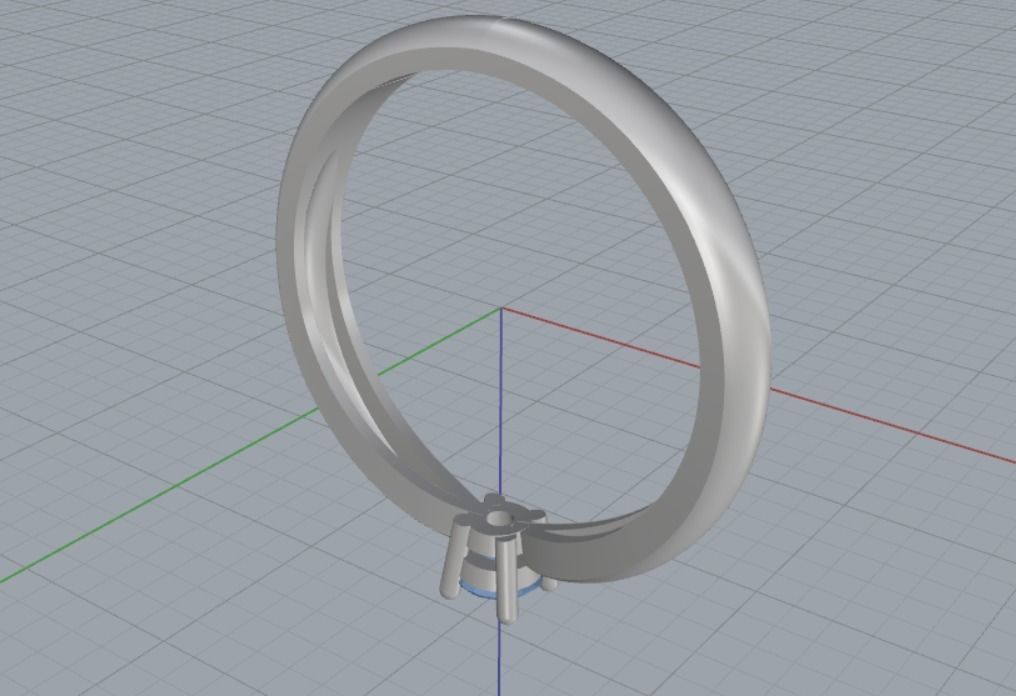 Engagement rings 3D print model_8