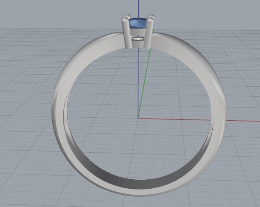 Engagement rings 3D print model_7