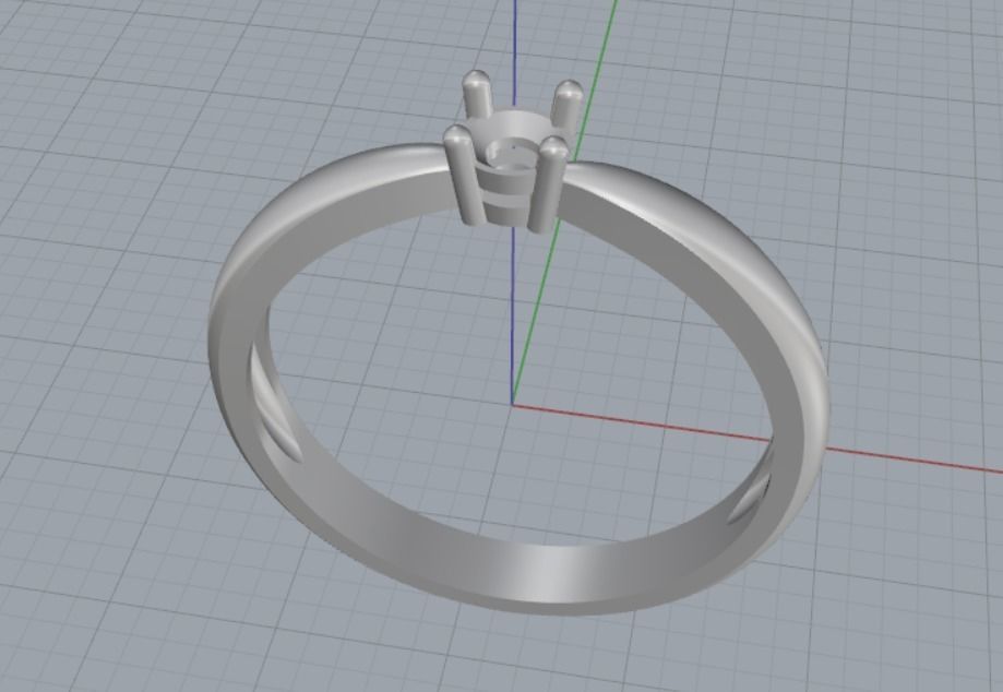 Engagement rings 3D print model_10